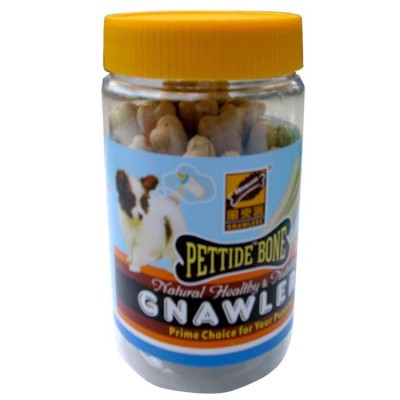 Gnawlers Pettide Bone Puppy Jar Treats 180g